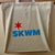 Silkworm : "SKWM OVER CHICAGO" Tote Bag